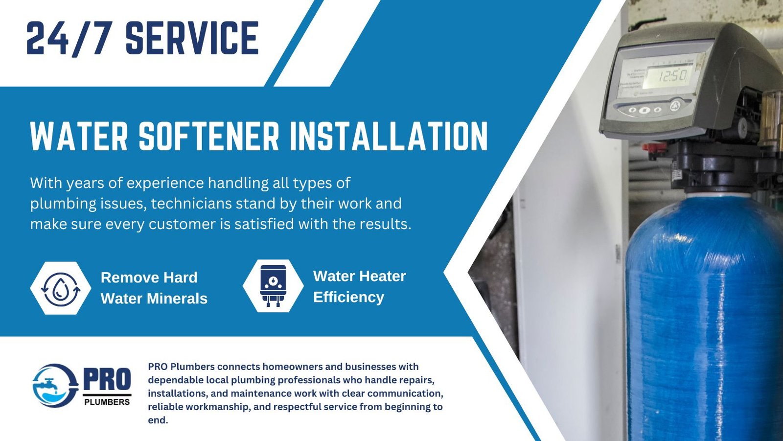 Water softener installation in Citrus Heights, CA